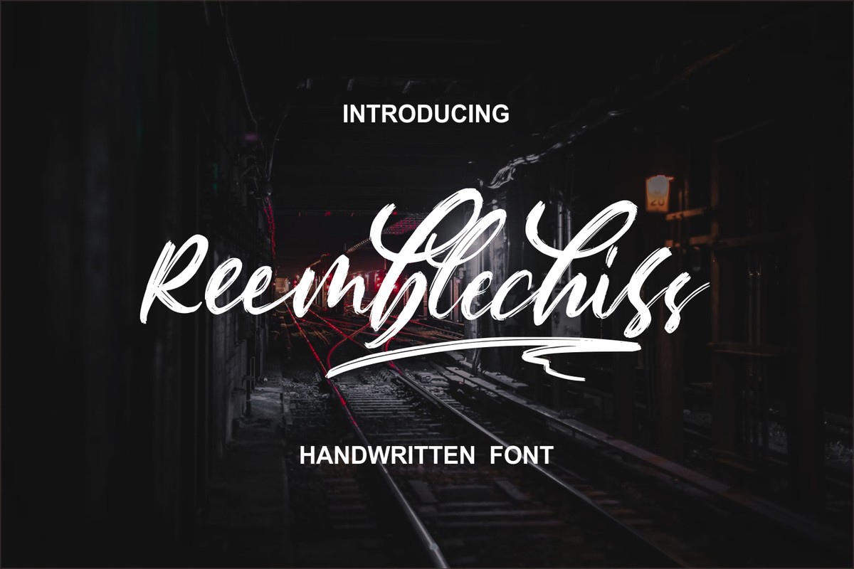 Reemblechiss Font preview