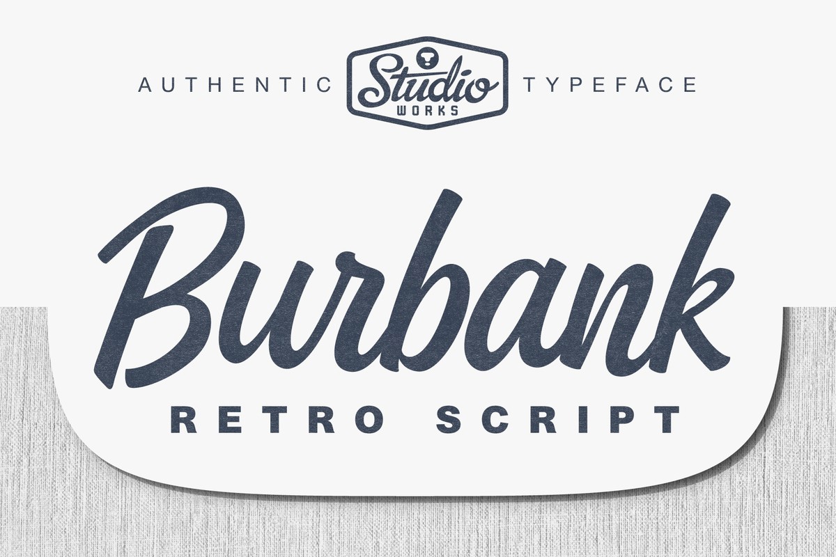 Burbank Script Font preview