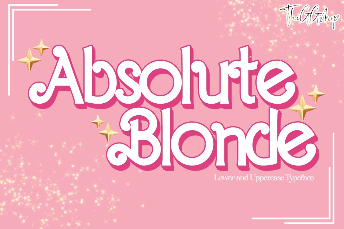 Absolute Blonde Font preview