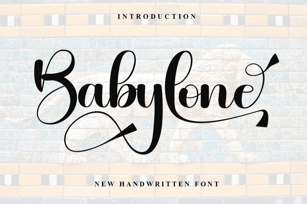 Babylone Font preview