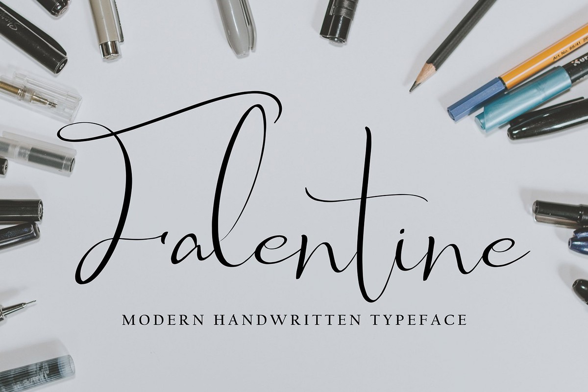 Falentine Font preview