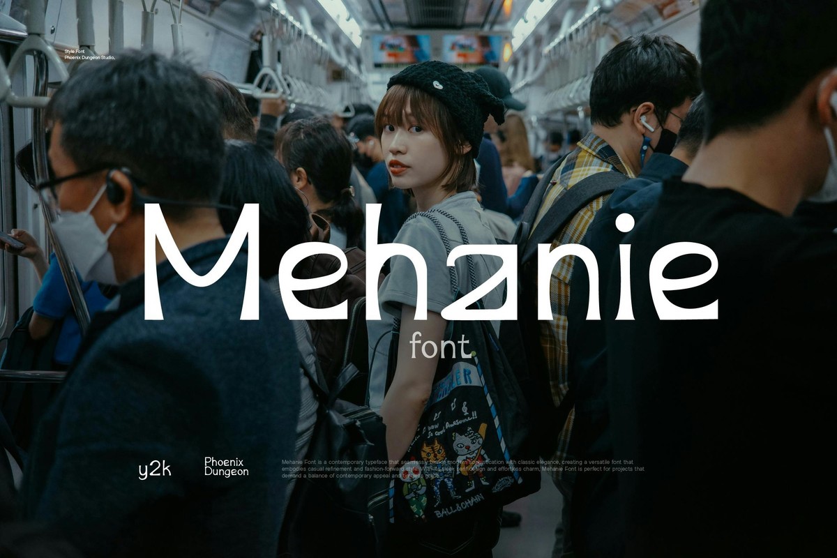 Mehanie Font preview