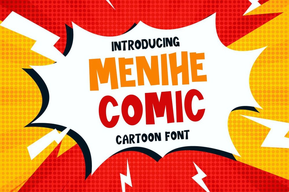 Menihe Comic Font preview