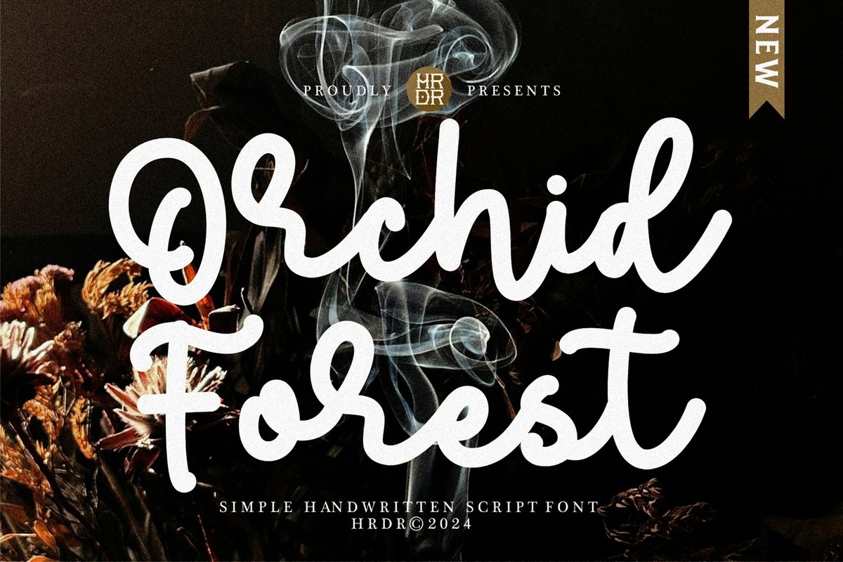Orchid Forest Font preview