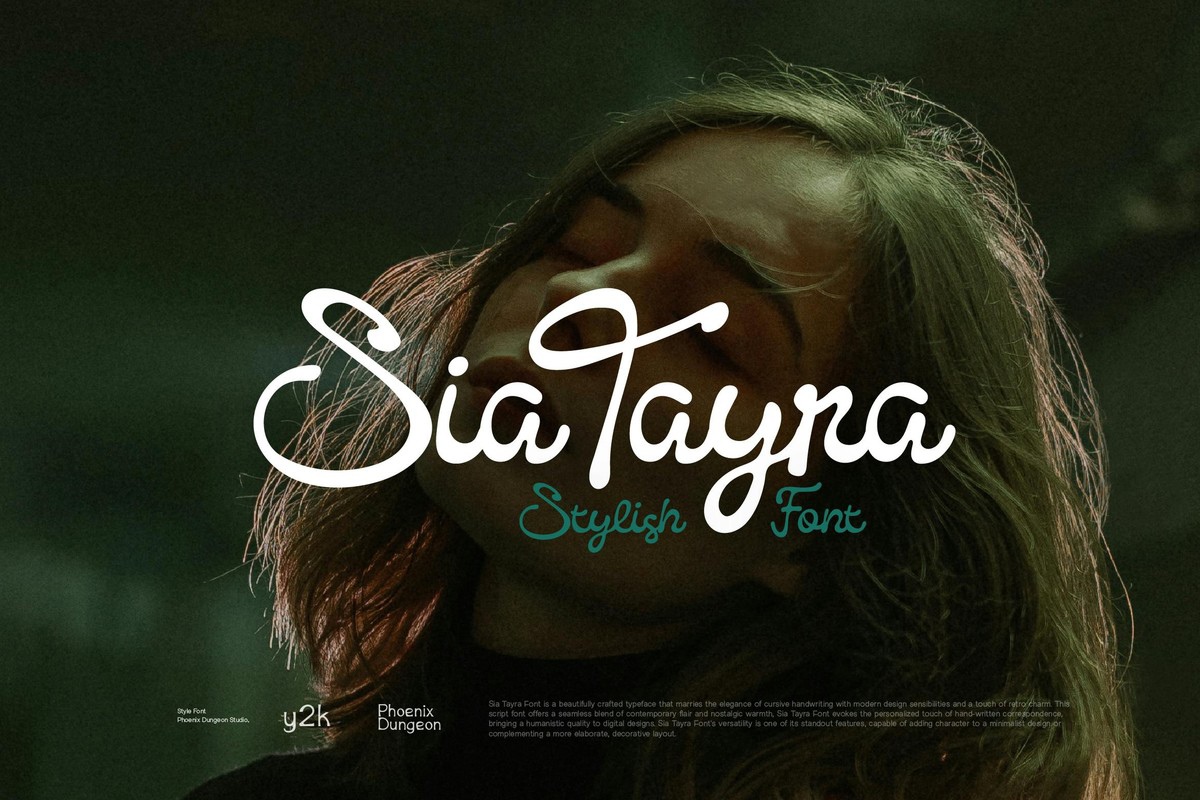 Sia Tayra Regular Font preview