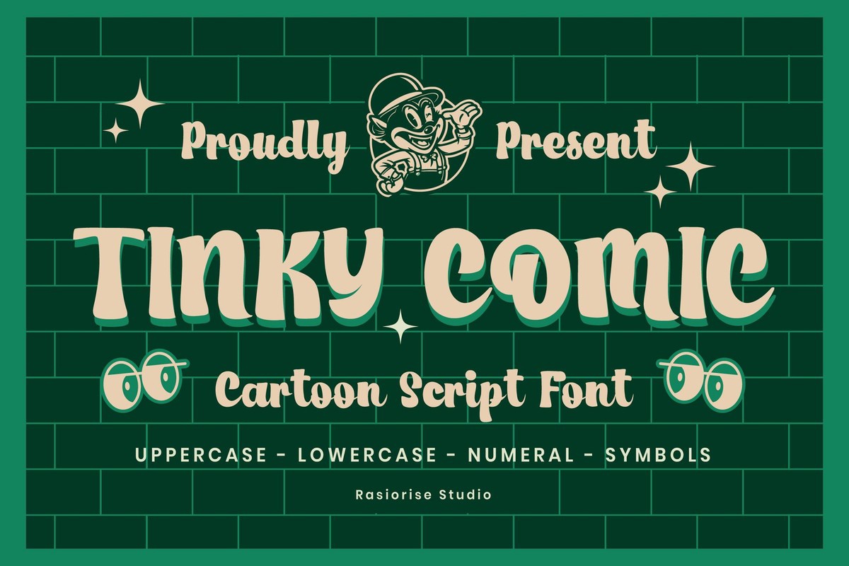 Tinky Comic Font preview