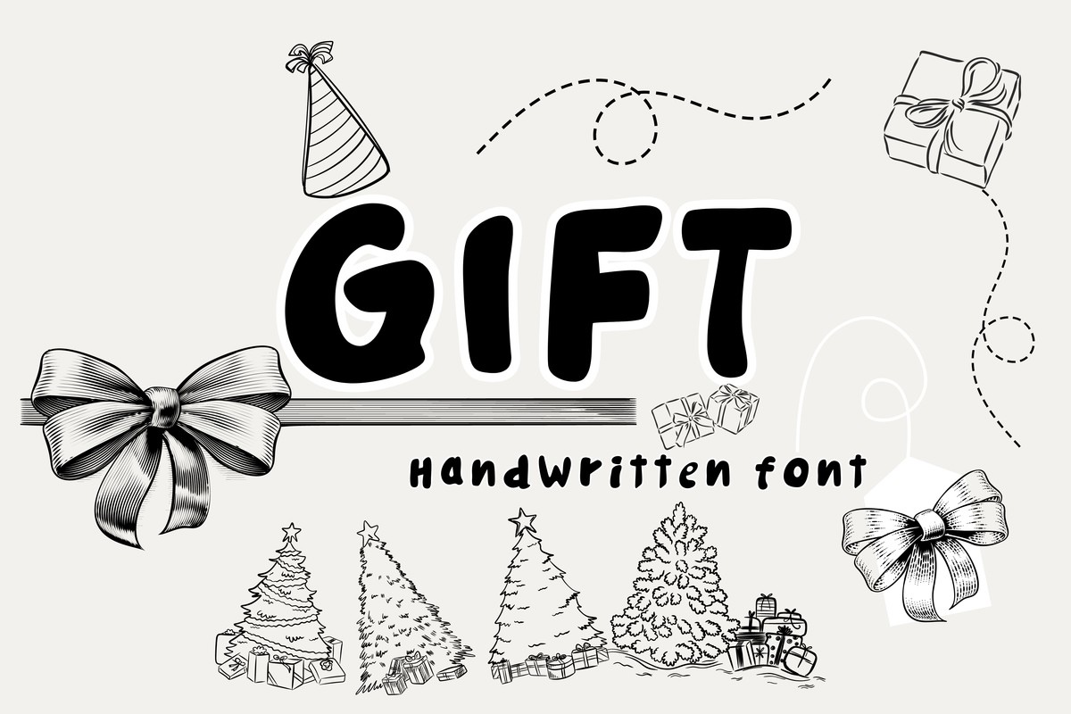Gift Font preview