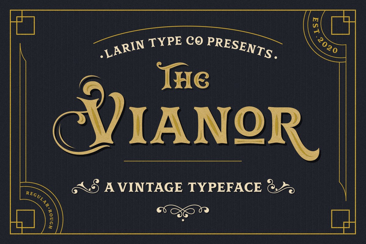 Vianor Font preview