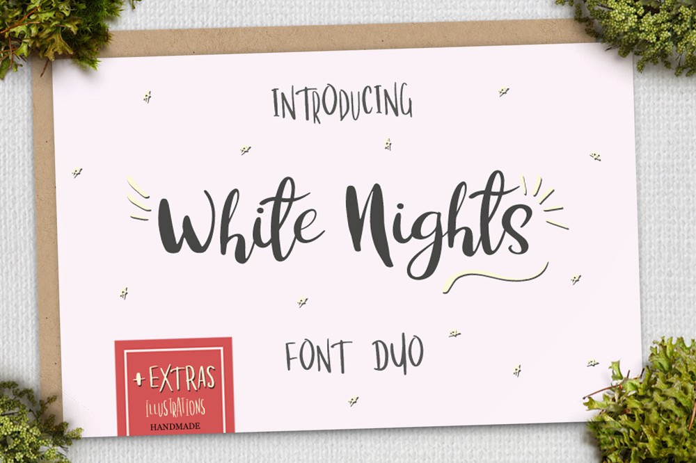 White Nights Font preview
