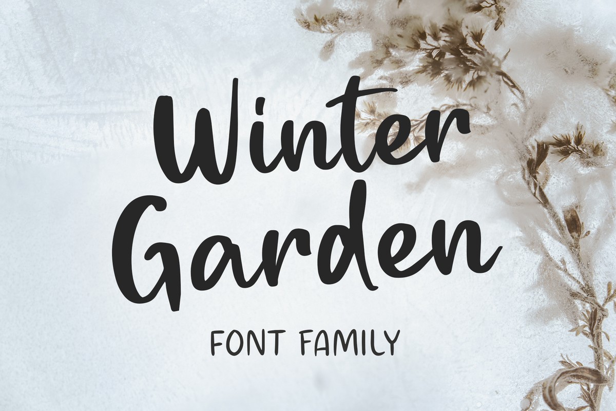 Winter Garden Script Font preview