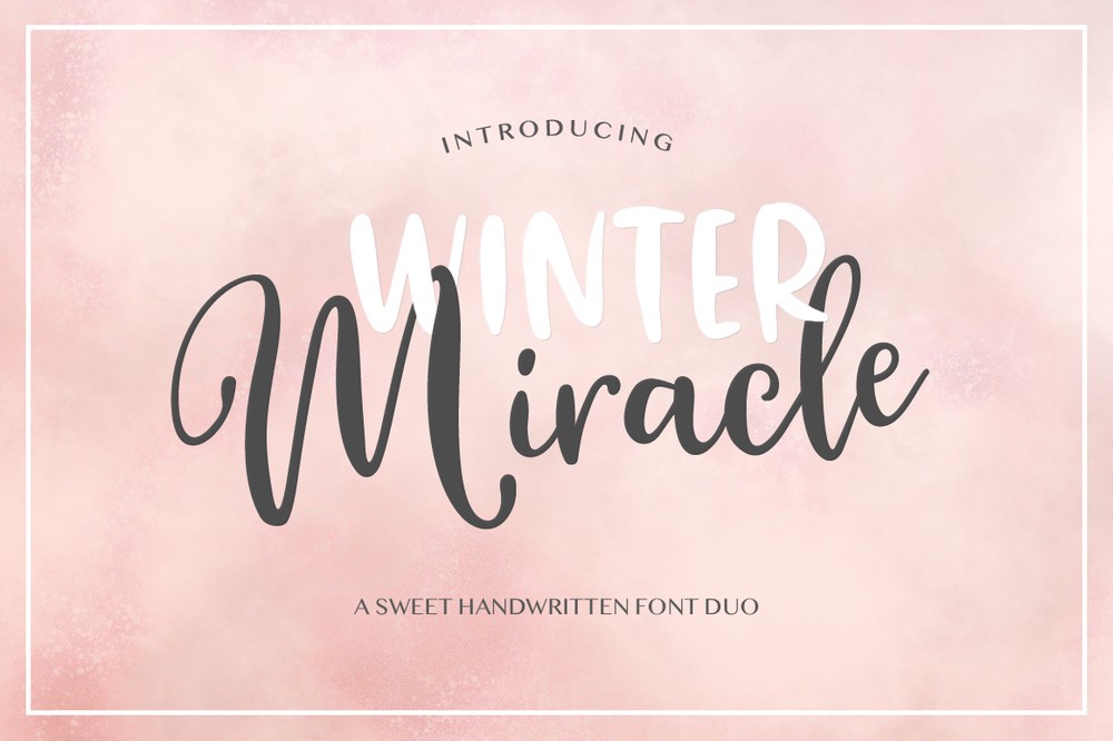 Winter Miracle Font preview