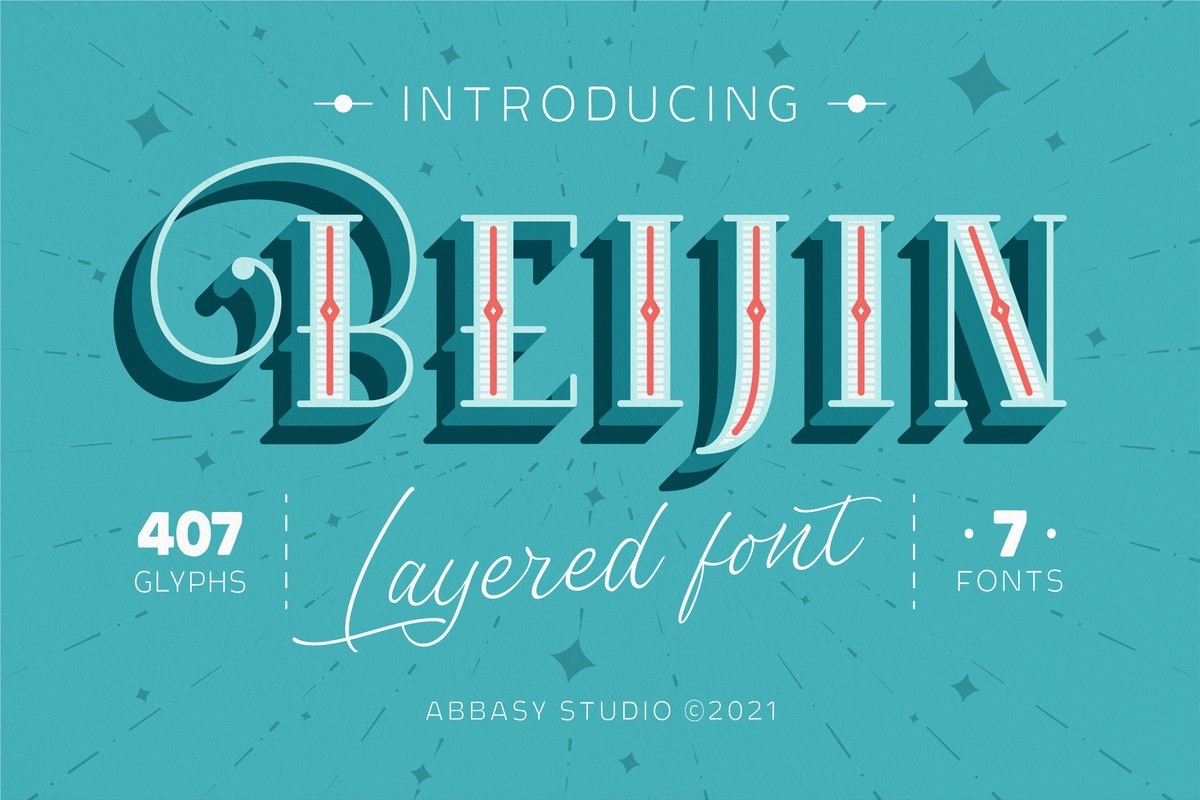 Beijin Regular Font preview