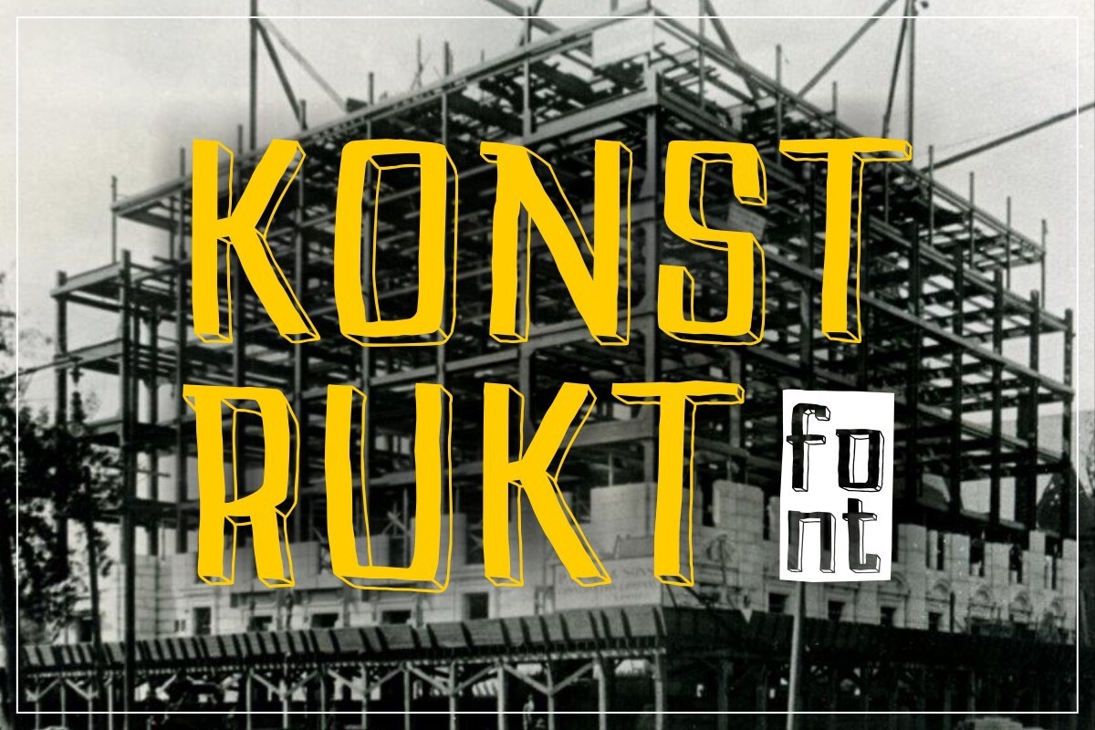 Konstrukt Regular Font preview