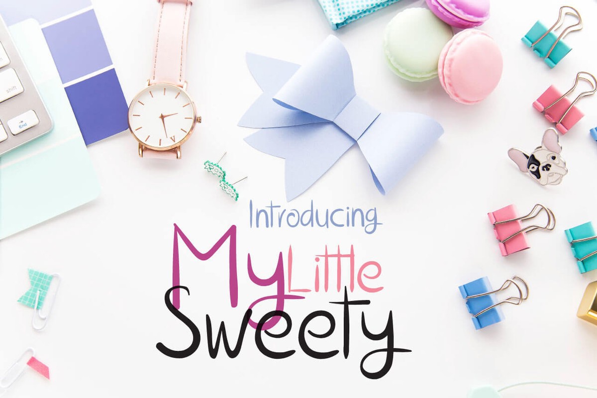 My Little Sweety Font preview