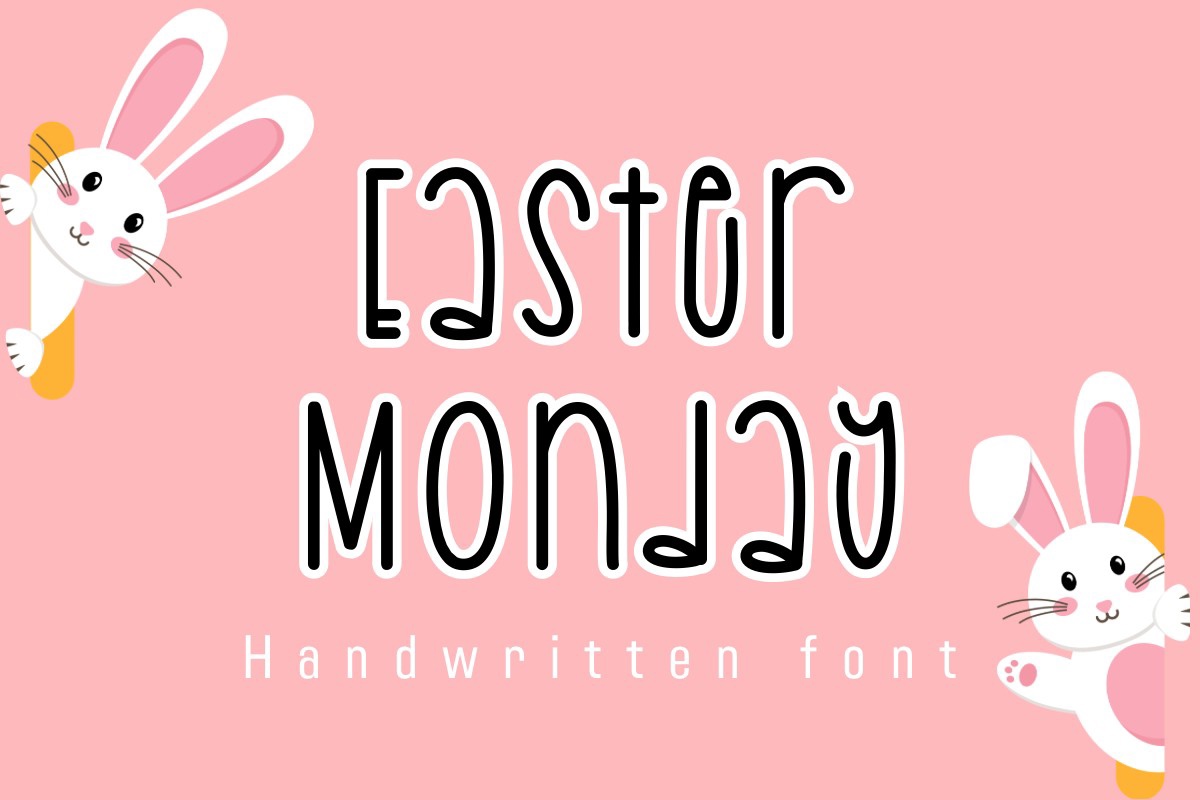 Easter Monday Font preview