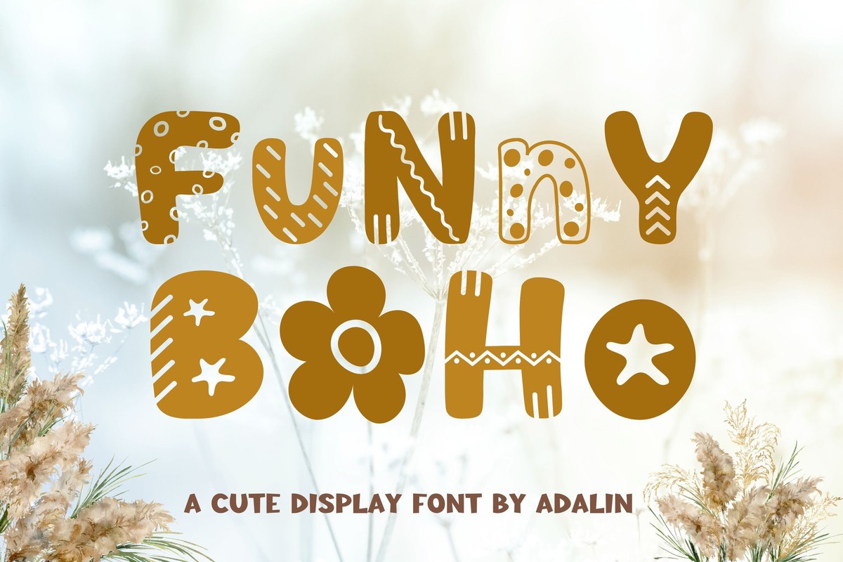 Funny Boho Font preview