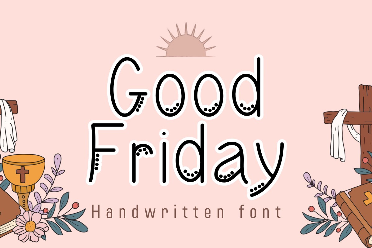 Good Friday Font preview