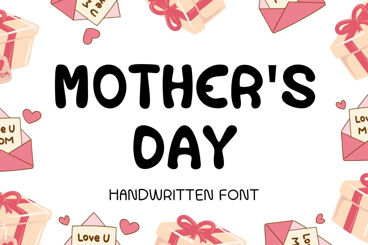 Mother's Day Font preview