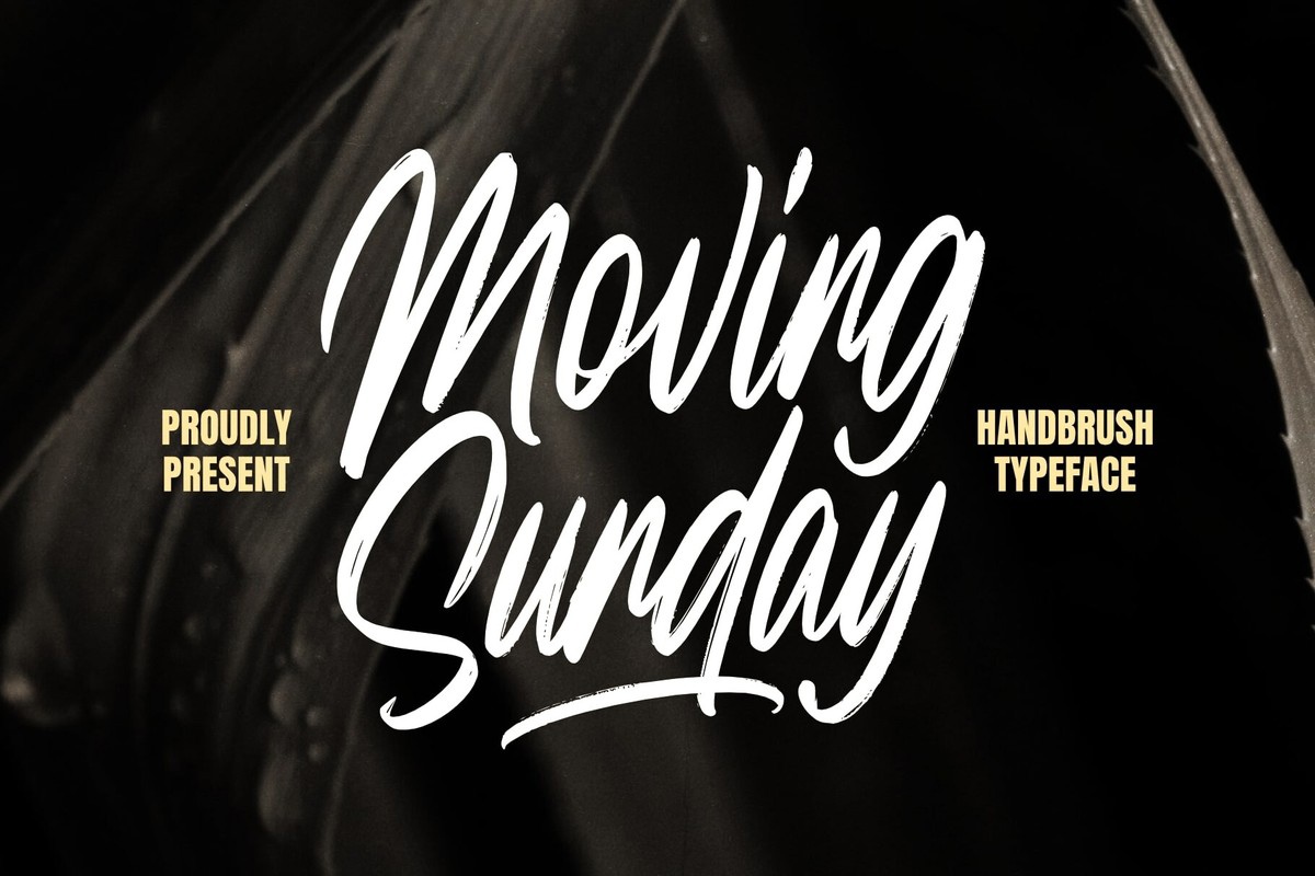 Moving Sunday Regular Font preview