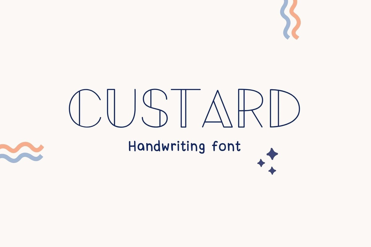 Custard Regular Font preview