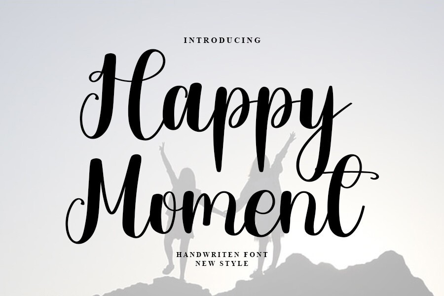 Happy Moment Font preview