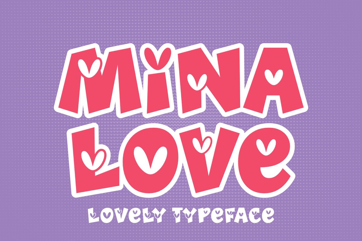 Mina Love Font preview