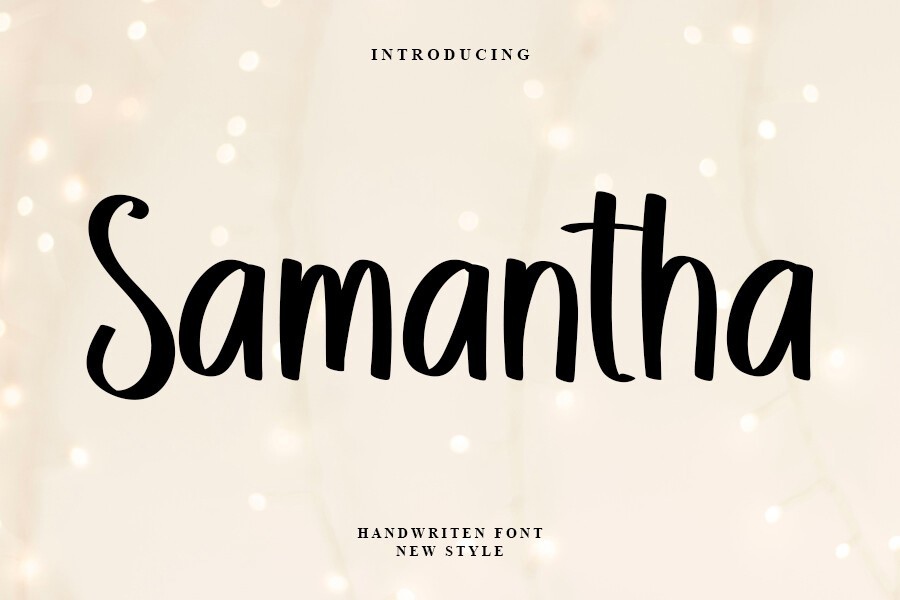 Samantha Font preview