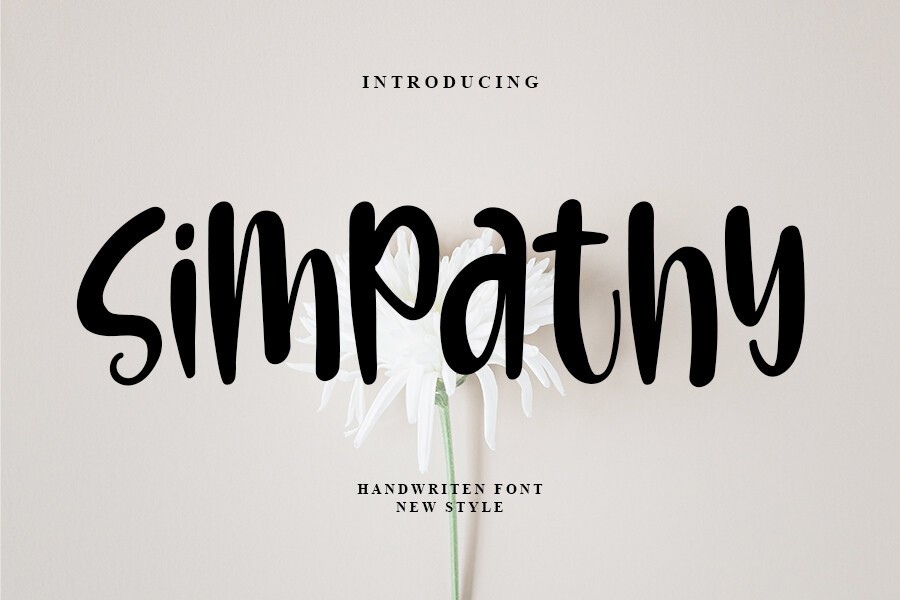 Simpathy Font preview