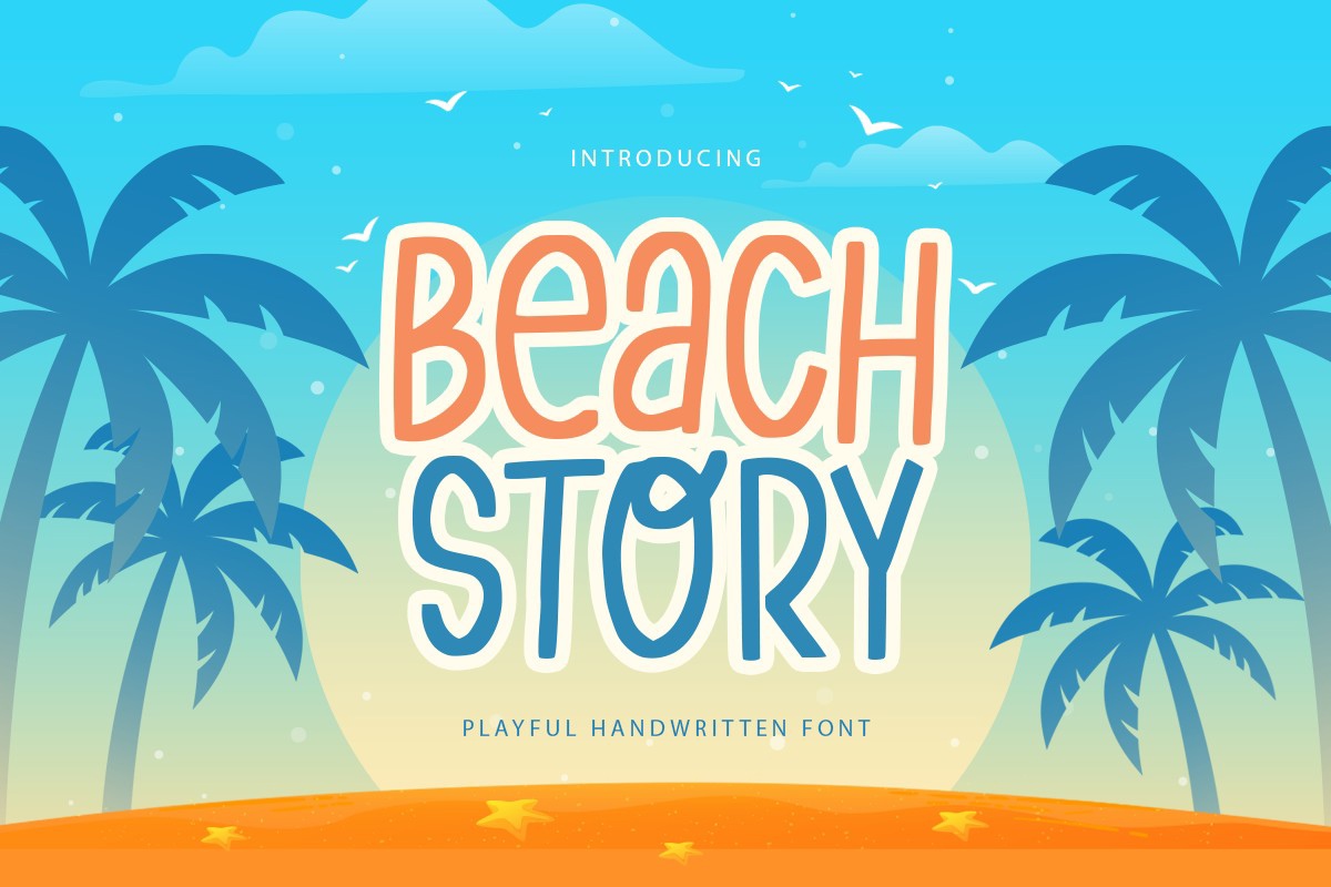 Beach Story Font preview