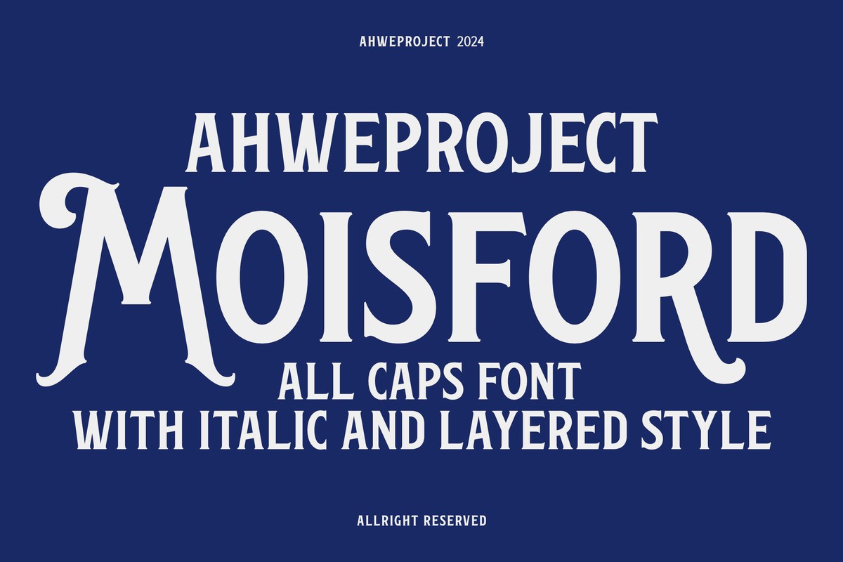 Moisford Font preview