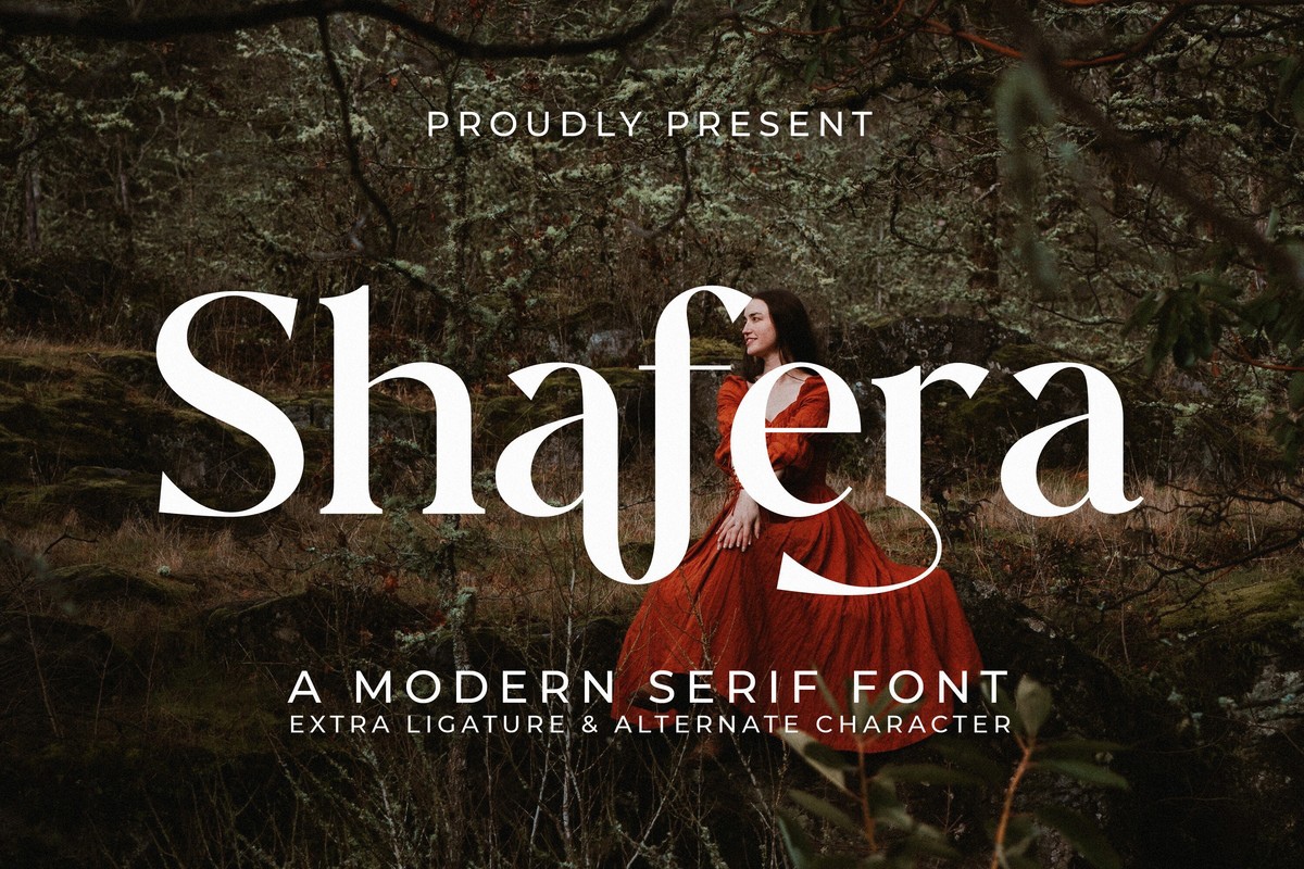 Shafera Regular Font preview