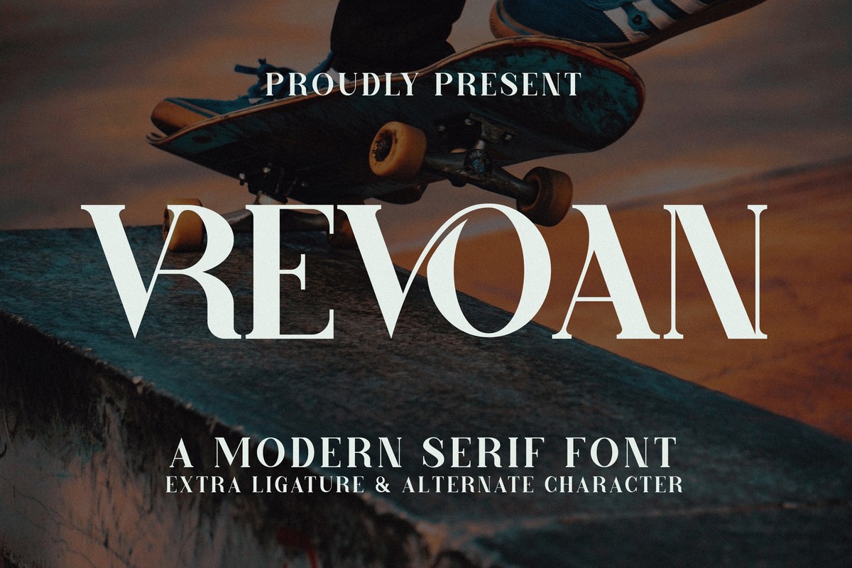 Vrevoan Regular Font preview