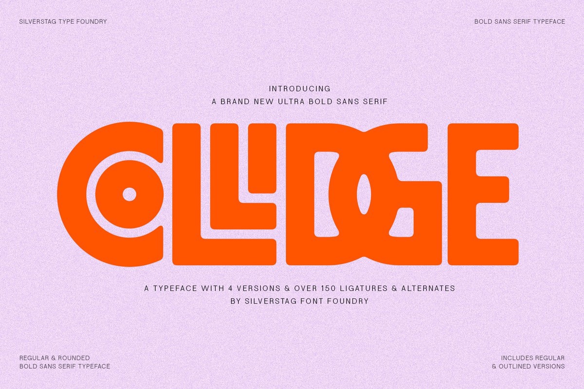 Collidge Font preview