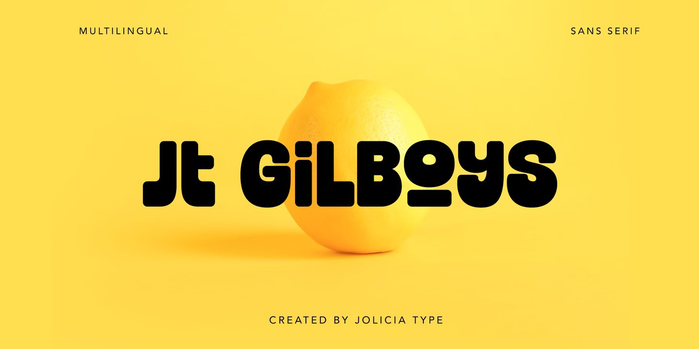 JT Gilboys Regular Font preview