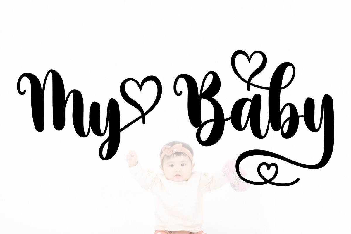 My Baby Font preview