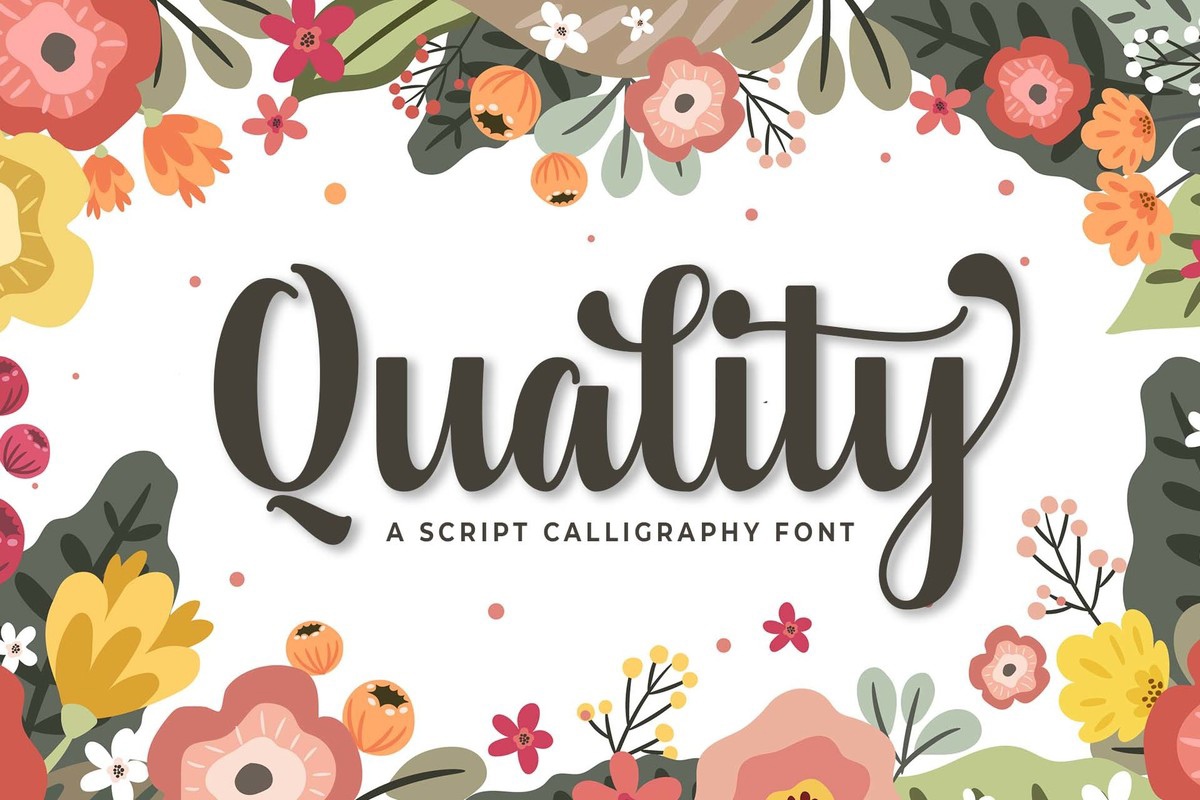 Quality Font preview