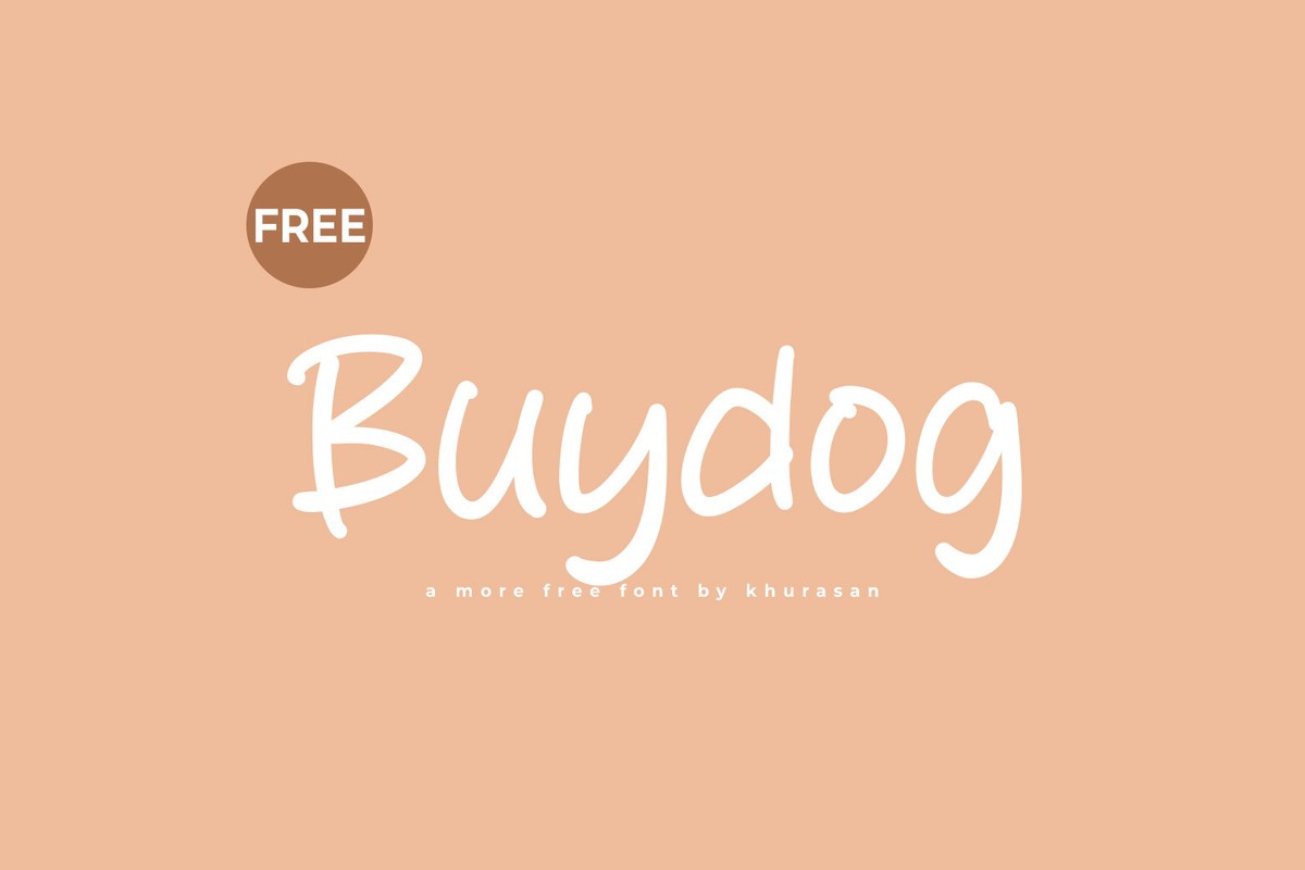 Buydog Font preview