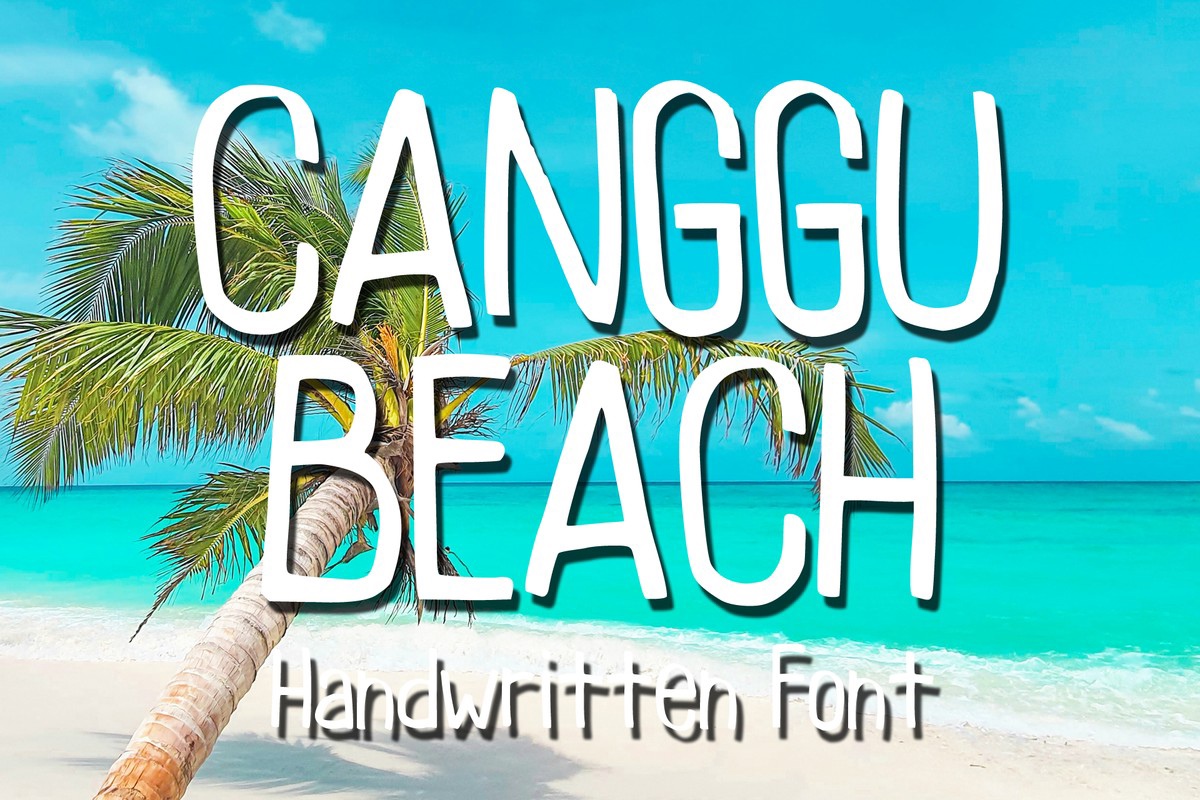 Canggu Beach Font preview