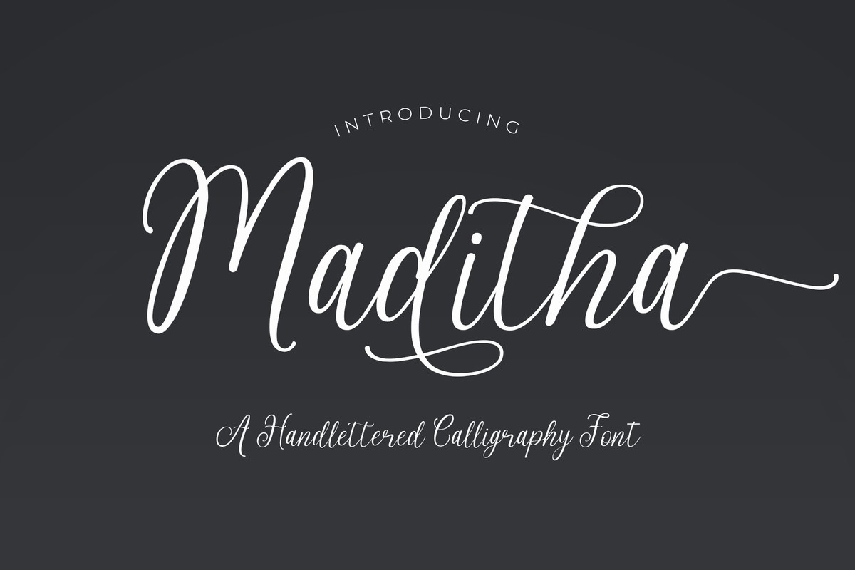 Maditha Font preview