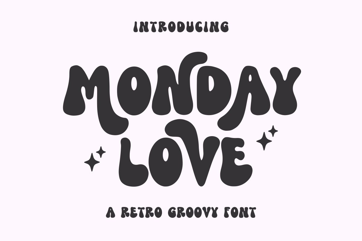 Monday Love Regular Font preview