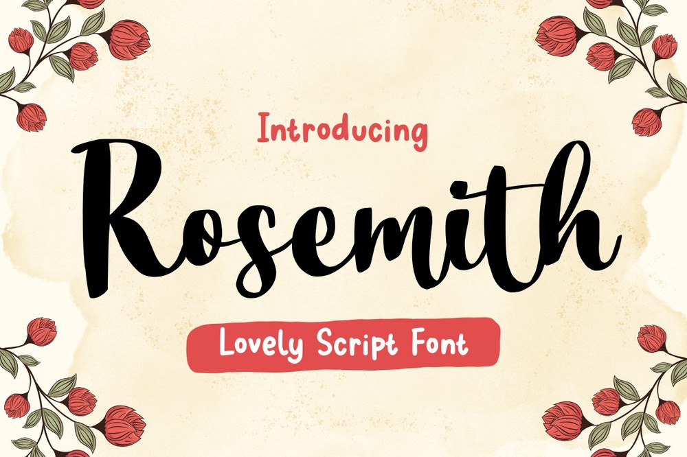 Rosemith Regular Font preview