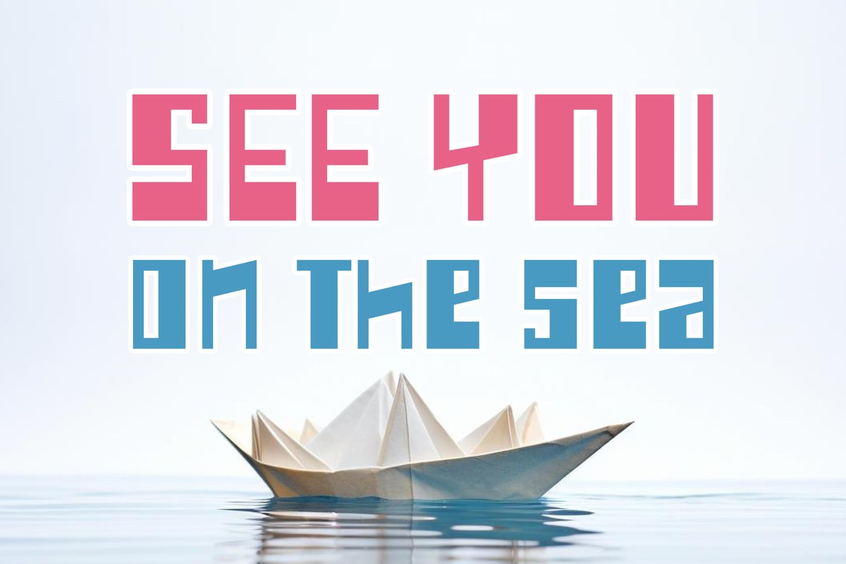 See You on The Sea Regular Font preview