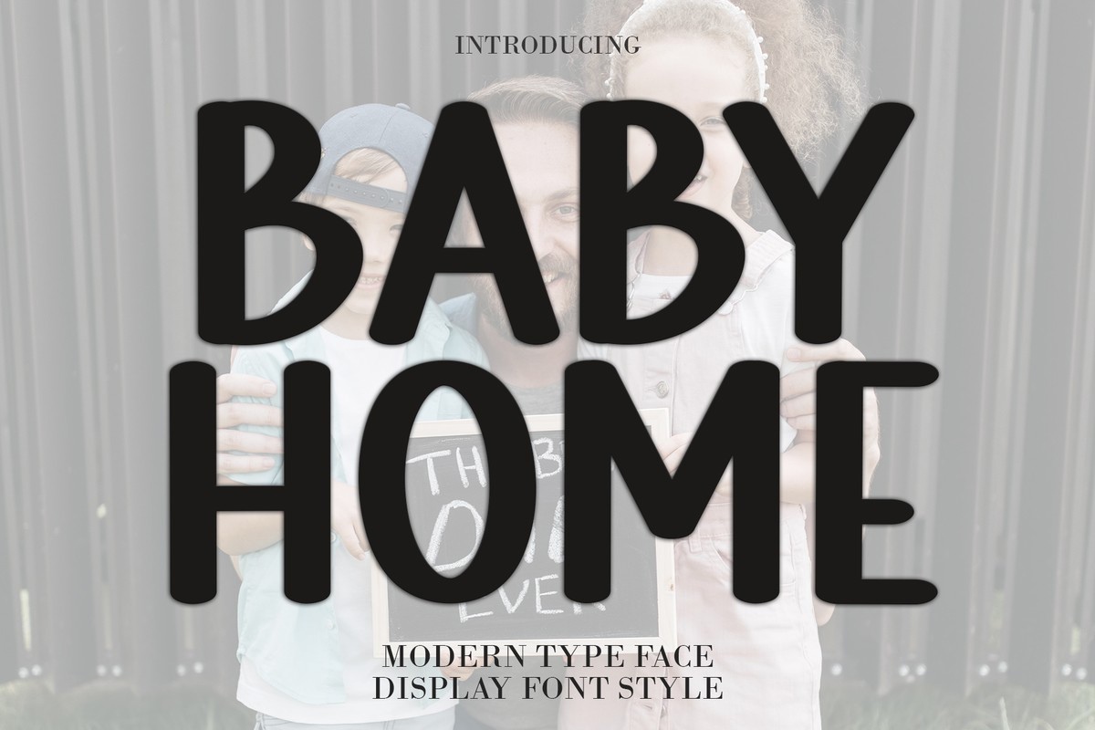 Baby Home Font preview