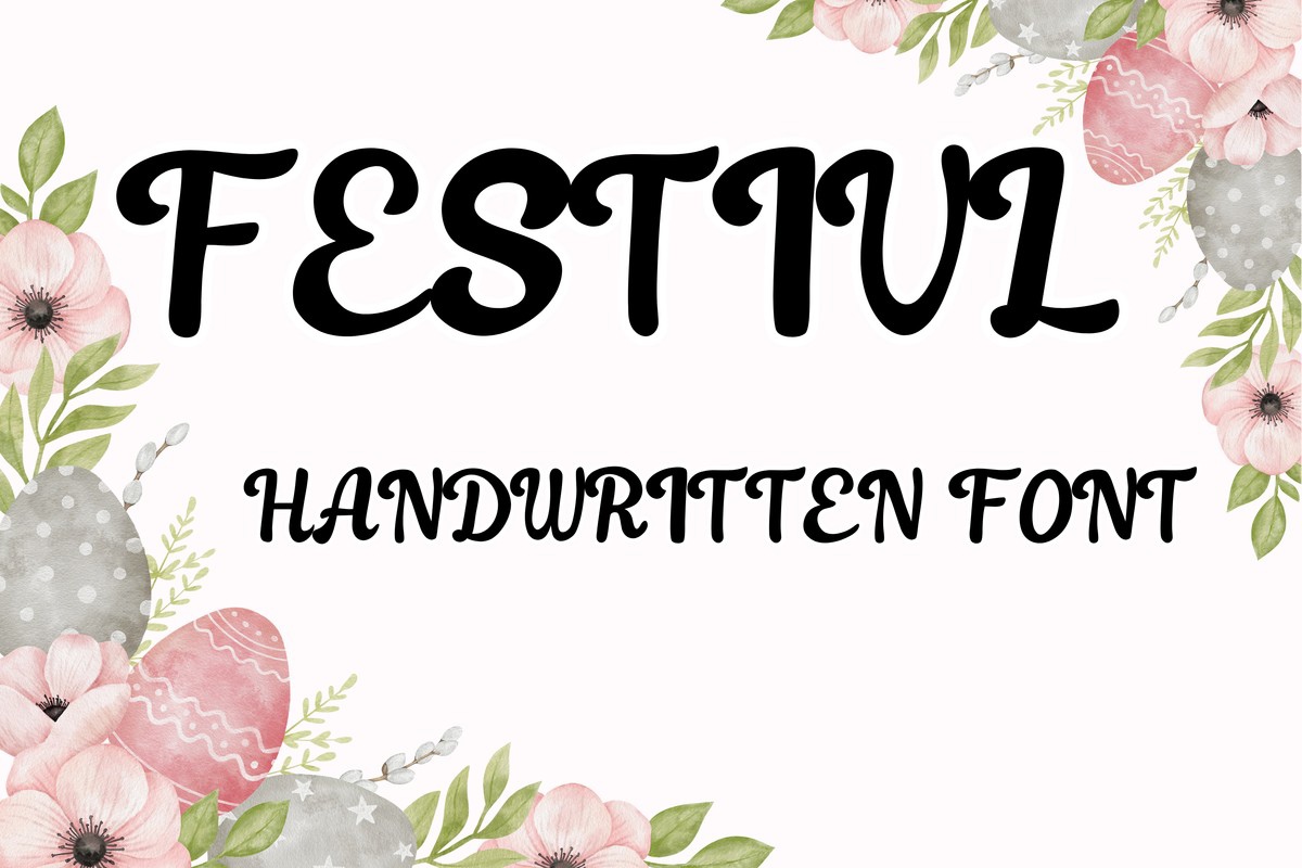 Festival Regular Font preview