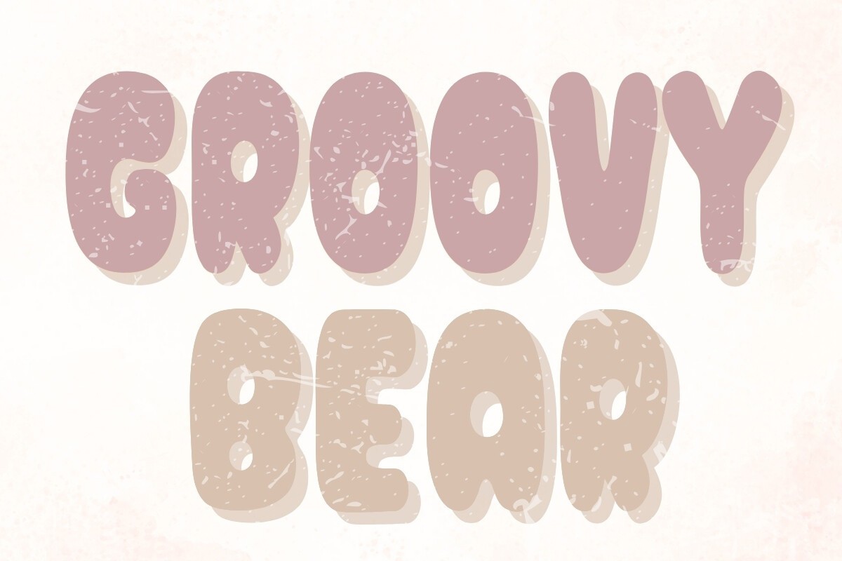 Groovy Bear Regular Font preview