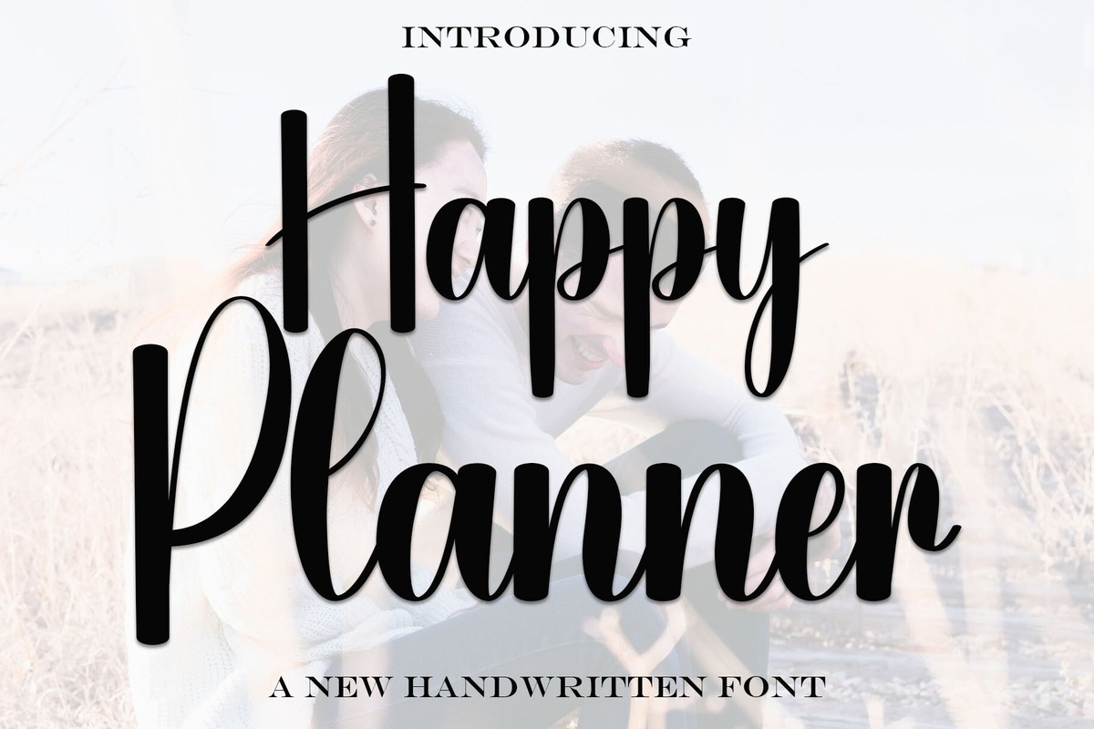 Happy Planner Font preview