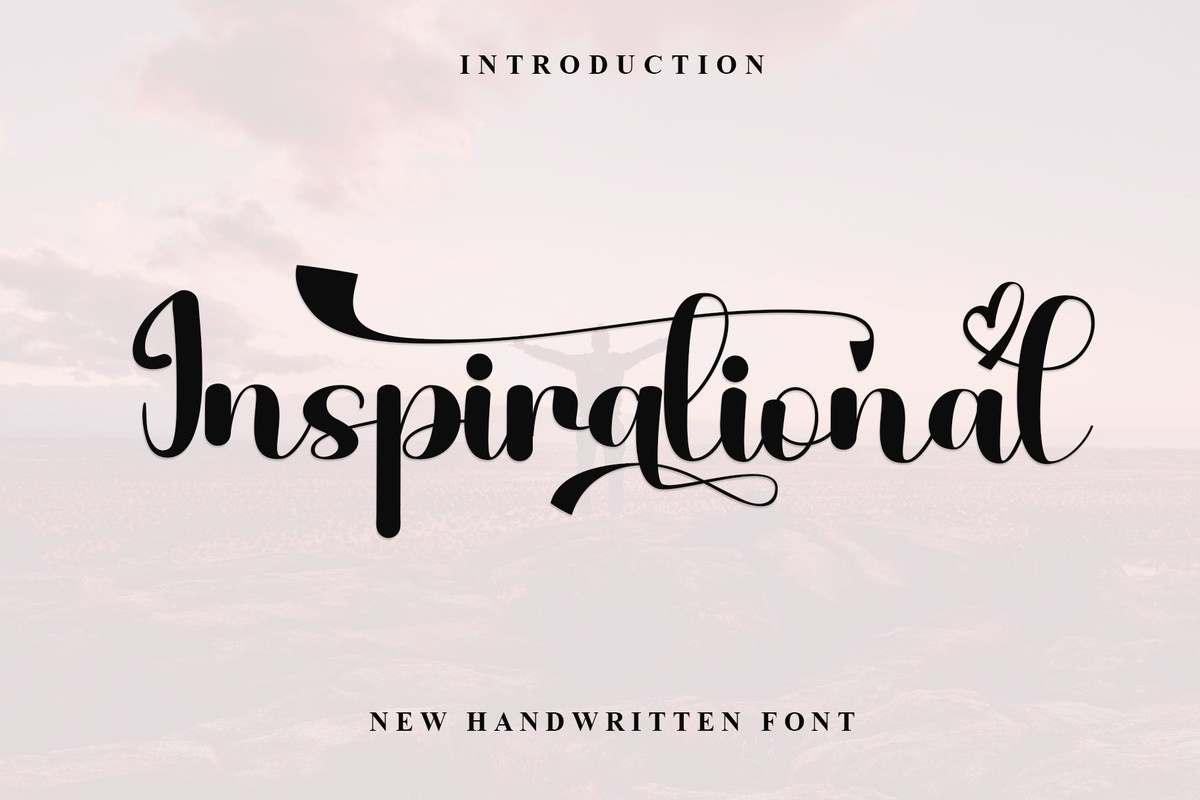 Inspirational Font preview