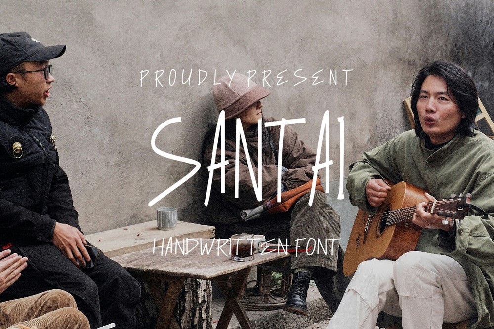 Santai Font preview