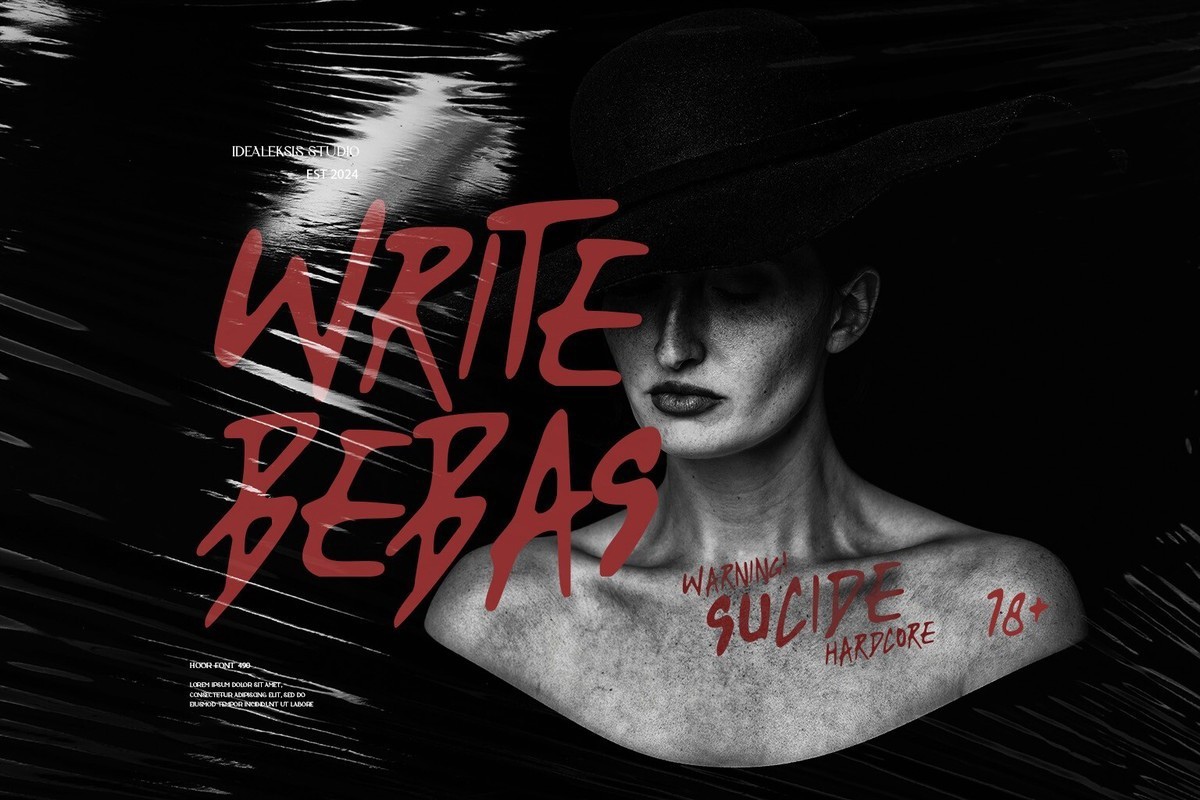 Write Bebas Font preview