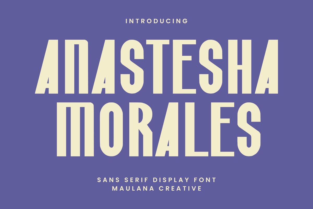 Anastesha Morales Font preview